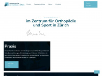 sportorthopaede.ch Webseite Vorschau