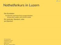luzern-nothelferkurs.ch Webseite Vorschau