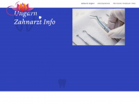 ungarn-zahnarzt.info Webseite Vorschau