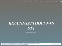 kunstdunst.com Webseite Vorschau
