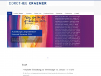 dorothee-kraemer.de Webseite Vorschau