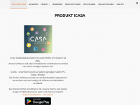icasa.biz Webseite Vorschau