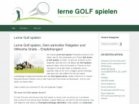 lerne-golf-spielen.de Webseite Vorschau
