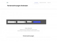 fewo-andresen.de Webseite Vorschau