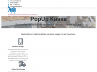 popupkasse.de Webseite Vorschau