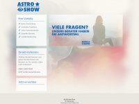 astroshow.ch Webseite Vorschau