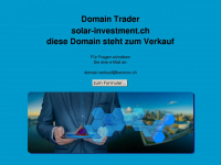 solar-investment.ch Webseite Vorschau