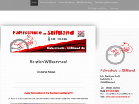 fahrschule-stiftland.de Webseite Vorschau