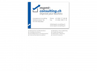 mgmt-consulting.ch Webseite Vorschau
