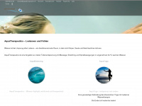 aquatherapeutics.ch Webseite Vorschau