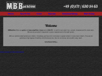 mbbackline.de Webseite Vorschau