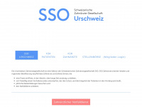 sso-urschweiz.ch Webseite Vorschau