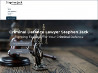 stephenjackcriminallawyer.ca Webseite Vorschau