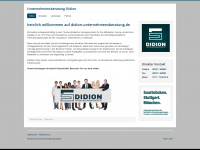 didion-unternehmensberatung.de Webseite Vorschau