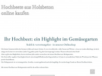 hochbeet-shop.com Webseite Vorschau
