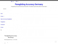paragliding-accuracy-germany.com Webseite Vorschau