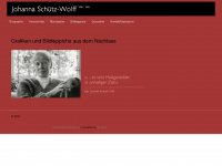 johanna-schuetz-wolff.de Webseite Vorschau