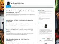 airfryer-ratgeber.de Webseite Vorschau