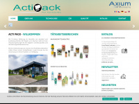 actipack.eu Webseite Vorschau