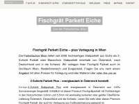 fischgraet-parkett.at Webseite Vorschau