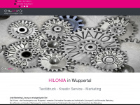 hilonia.de Webseite Vorschau