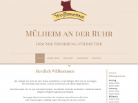 wolfsmenue-muelheim.de Webseite Vorschau