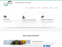 epo-concept.de Webseite Vorschau