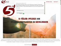 5-taeler-pflege.de Webseite Vorschau