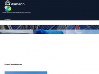 solarreinigung-axmann.de Webseite Vorschau