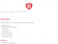 golus-transport.de Webseite Vorschau