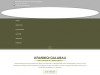 krasniqi-galabau.de Webseite Vorschau