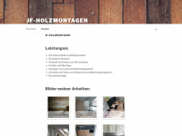 jf-holzmontagen.de Webseite Vorschau