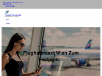 www-flughafentaxi-wien.at Webseite Vorschau