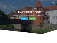 cham-gegen-rechts.de Webseite Vorschau