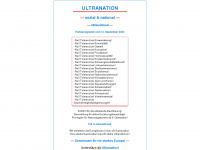 ultranation.de Webseite Vorschau