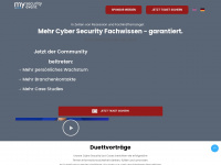 mysecurityevent.ch Webseite Vorschau