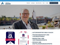 clemens-adam.com Webseite Vorschau