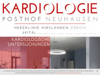 kardiologie-posthof.ch Webseite Vorschau