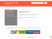 huerth-101.de Webseite Vorschau