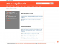 dueren-tageblatt.de Webseite Vorschau