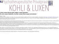 psychotherapie-kohli.de Webseite Vorschau