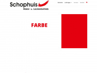 schophuis-maler.de Webseite Vorschau
