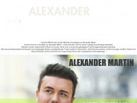 alexandermartin.info Webseite Vorschau