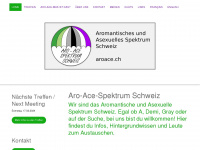 aroace.ch Webseite Vorschau