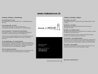 makeamove.ch Webseite Vorschau