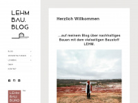 lehmbau.blog Webseite Vorschau