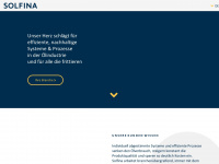 solfina.ch Webseite Vorschau