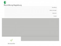 baumfaellung-magdeburg.de Webseite Vorschau