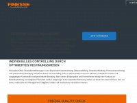 finesse-service.at Webseite Vorschau