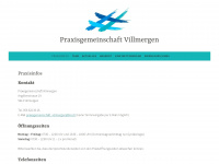praxisgemeinschaftvillmergen.wordpress.com Webseite Vorschau